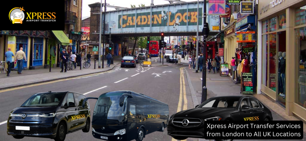 Camden Town to Luton Airport